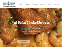 Tablet Screenshot of fishbitesseafood.com